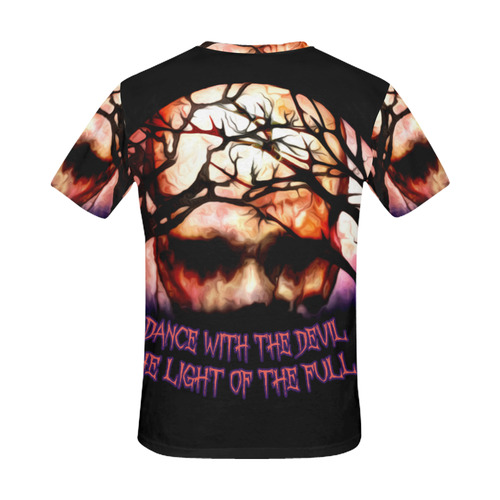 Dance with the devil moon All Over Print T-Shirt for Men (USA Size) (Model T40)