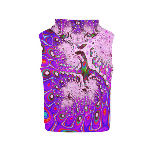 fractal fantasy 717A by JamColors All Over Print Sleeveless Hoodie for Men (Model H15)