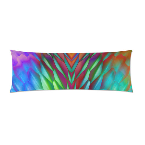 steel petals Custom Zippered Pillow Case 21"x60"(Two Sides)