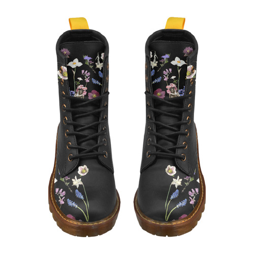Wildflower Dream High Grade PU Leather Martin Boots For Women Model 402H