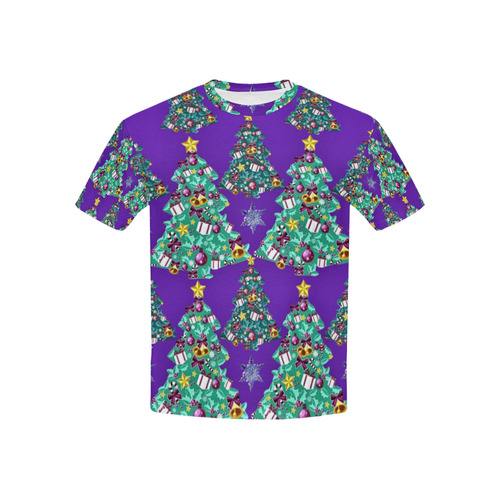 A purple kind of Christmas kids tshirts Kids' All Over Print T-shirt (USA Size) (Model T40)