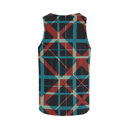 Plaid I Hipster style plaid pattern All Over Print Tank Top for Men (Model T43)