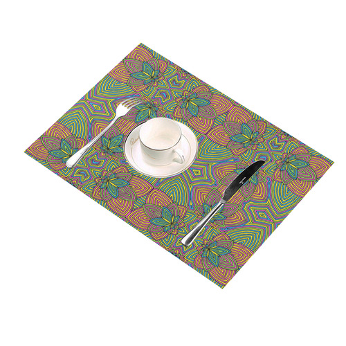 FourFlowers4 Placemat 14’’ x 19’’ (Set of 6)
