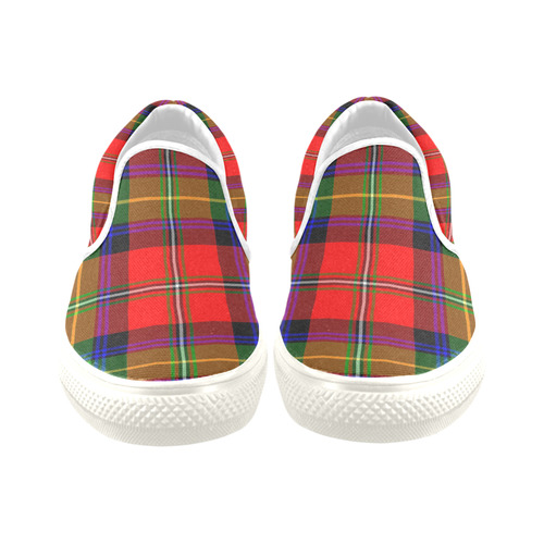 BOYD TARTAN Women's Slip-on Canvas Shoes/Large Size (Model 019)