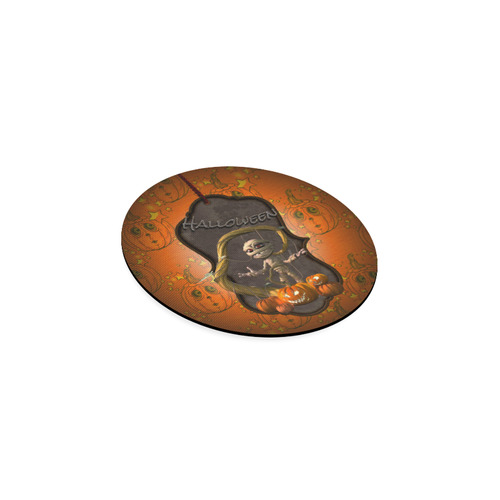 Halloween, funny mummy Round Coaster