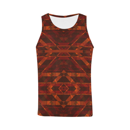 Sci Fi Horror Geometric design All Over Print Tank Top for Men (Model T43)