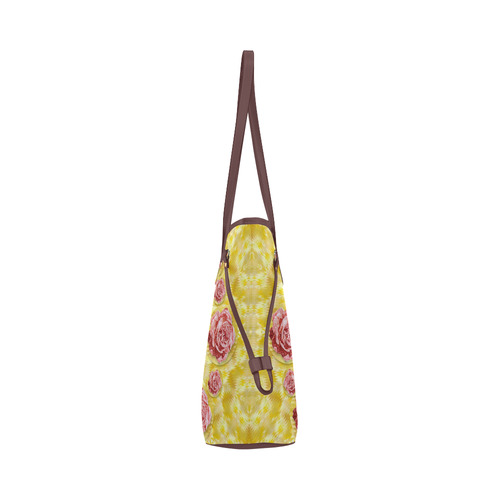 roses and fantasy roses Clover Canvas Tote Bag (Model 1661)