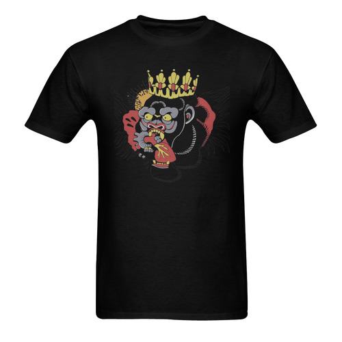 gorilla Men's T-Shirt in USA Size (Two Sides Printing)