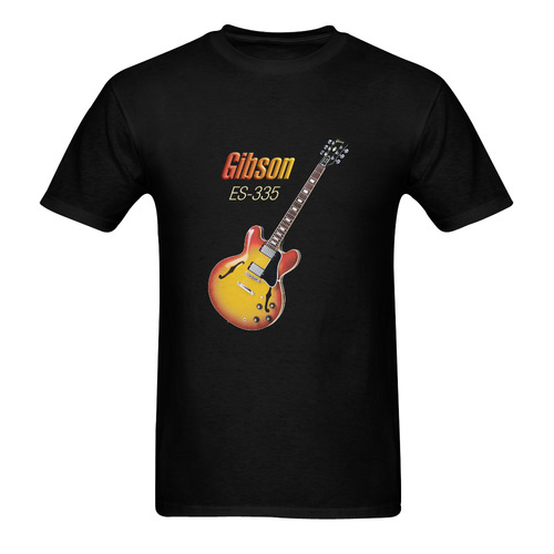 Wonderful Vintage Gibson ES-335 Men's T-Shirt in USA Size (Two Sides Printing)
