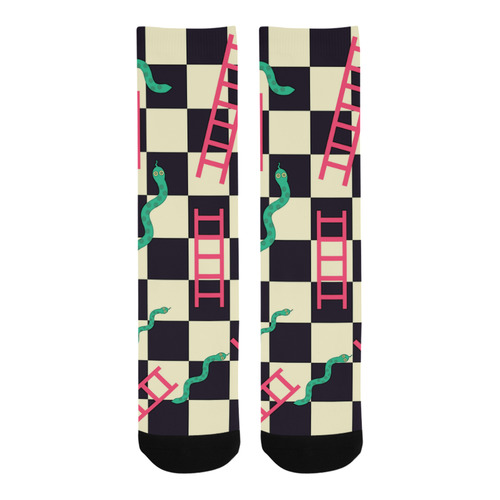 Snakes and Ladders Game Trouser Socks