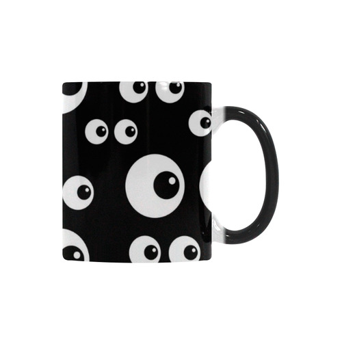 Black And White Eyes Custom Morphing Mug