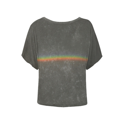 Rainbow Women's Batwing-Sleeved Blouse T shirt (Model T44)