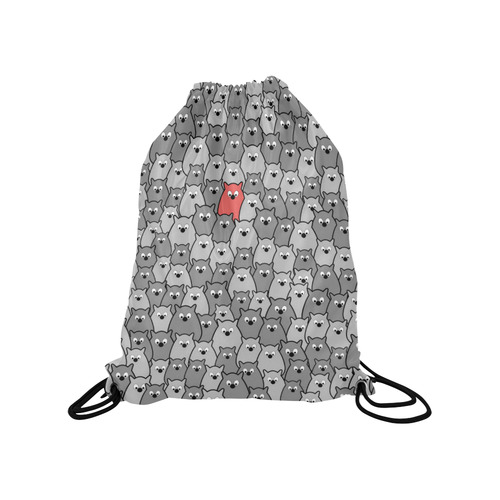 Stand Out From the Crowd Medium Drawstring Bag Model 1604 (Twin Sides) 13.8"(W) * 18.1"(H)