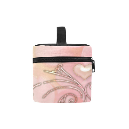 Hearts, soft colors Lunch Bag/Large (Model 1658)