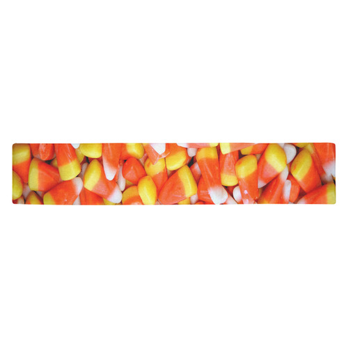 Halloween Candy Corn Table Runner 14x72 inch