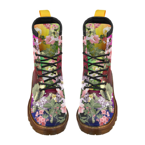 Flora Rainbow Dream High Grade PU Leather Martin Boots For Women Model 402H