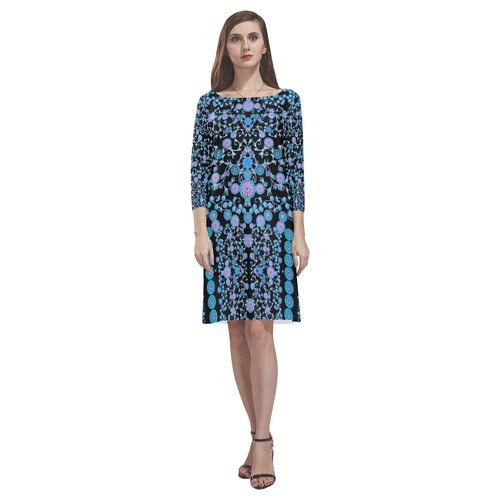 millefiori-4v Rhea Loose Round Neck Dress(Model D22)