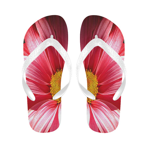 ArtbyOnyx Chrysanthemum Collection Flip Flops for Men/Women (Model 040)