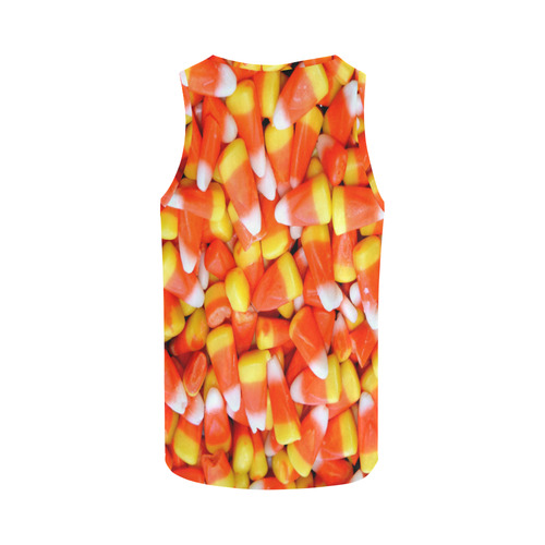 Halloween Candy Corn All Over Print Tank Top for Women (Model T43)