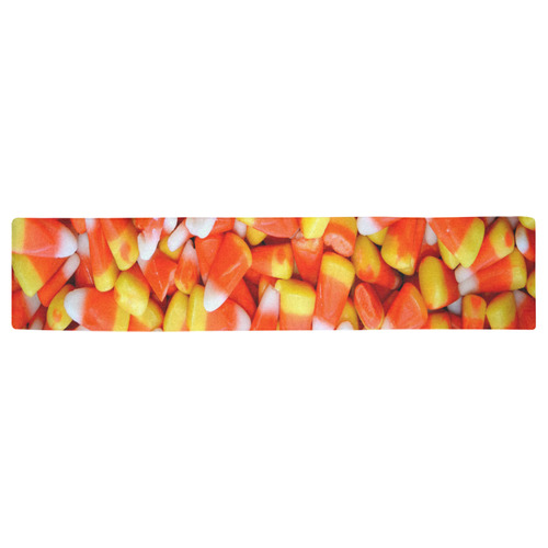 Halloween Candy Corn Table Runner 16x72 inch