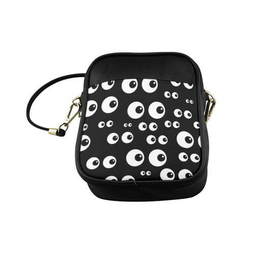 Black And White Eyes Sling Bag (Model 1627)