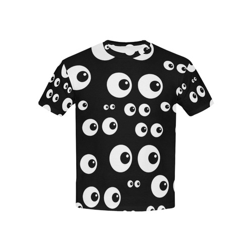 Black And White Eyes Kids' All Over Print T-shirt (USA Size) (Model T40)