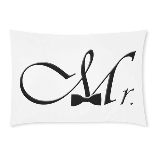 For Mister (Mr.) Custom Rectangle Pillow Case 20x30 (One Side)