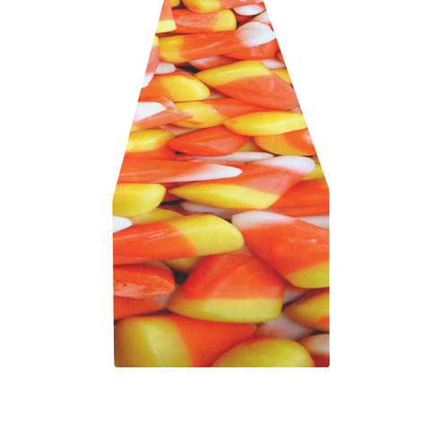 Halloween Candy Corn Table Runner 14x72 inch