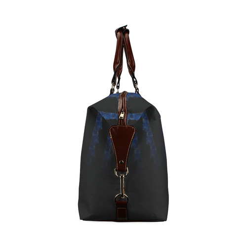 rose 2 blue Classic Travel Bag (Model 1643) Remake