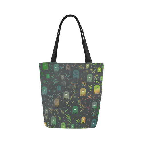 Pac Video Game Men Canvas Tote Bag (Model 1657)