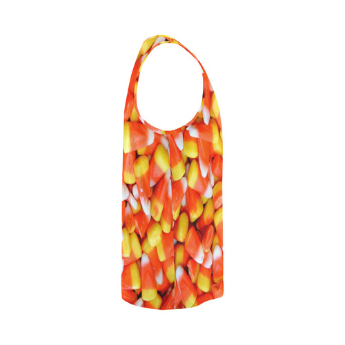 Halloween Candy Corn All Over Print Tank Top for Men (Model T43)