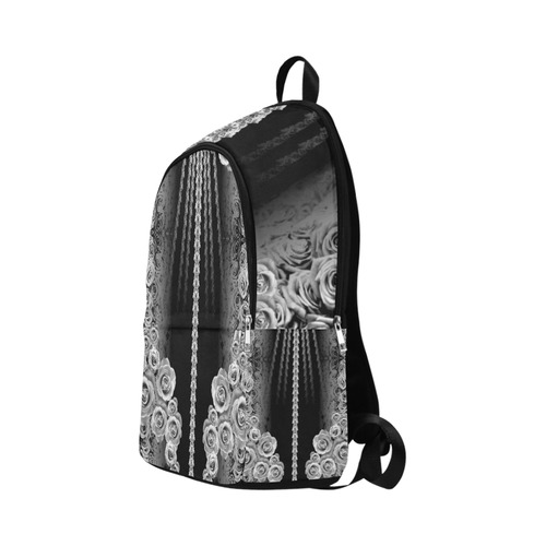 rose 3 gray Fabric Backpack for Adult (Model 1659)