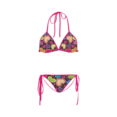 "cute heart" Custom Bikini Swimsuit