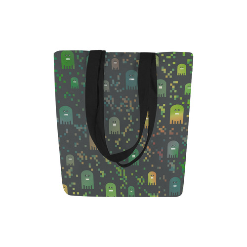 Pac Video Game Men Canvas Tote Bag (Model 1657)