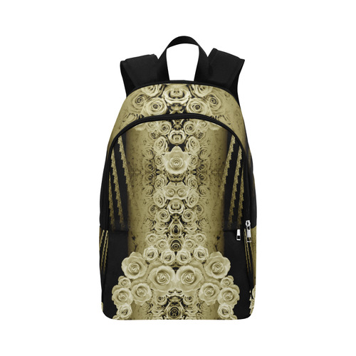rose 2 golden Fabric Backpack for Adult (Model 1659)