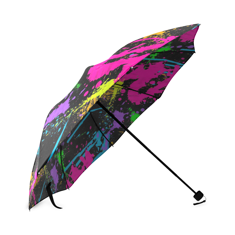 Wet Paint Color Splash Foldable Umbrella Model U Id D