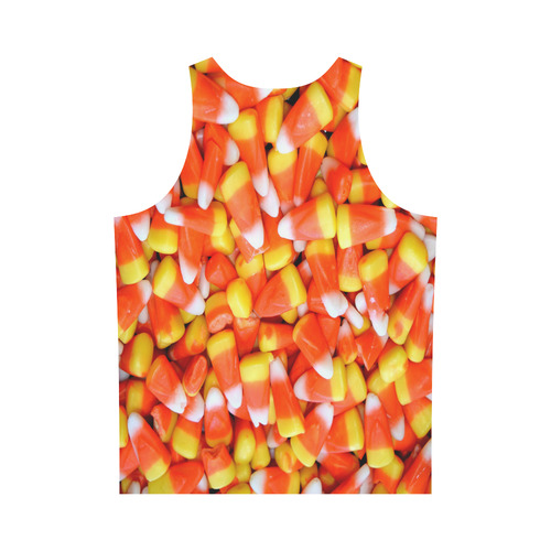 Halloween Candy Corn All Over Print Tank Top for Men (Model T43)