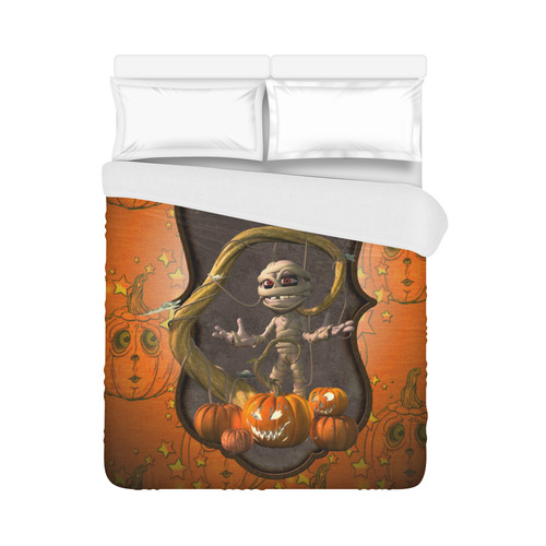 Halloween, funny mummy Duvet Cover 86"x70" ( All-over-print)