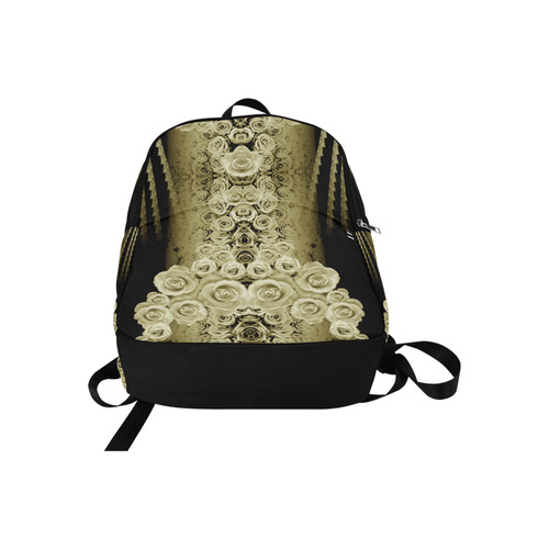 rose 2 golden Fabric Backpack for Adult (Model 1659)