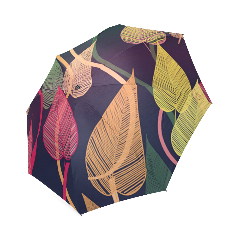 Colorful Autumn Leaves Foldable Umbrella (Model U01) ID D1756899