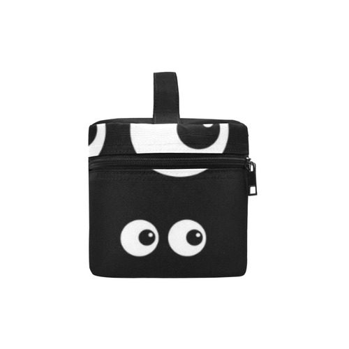 Black And White Eyes Lunch Bag/Large (Model 1658)