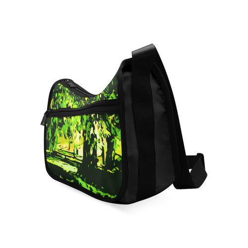 Forest Park Trees Abstract Landscape Crossbody Bags (Model 1616)