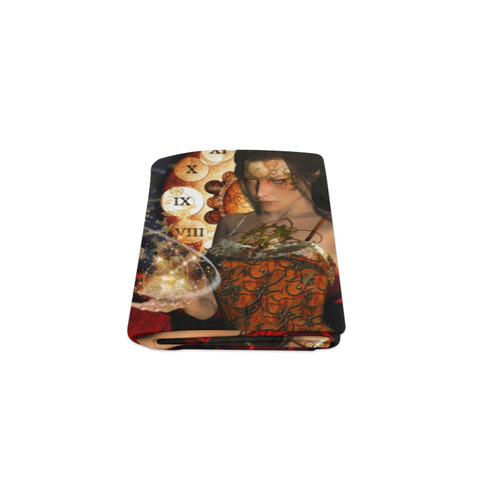 Beautiful steampunk lady Blanket 40"x50"