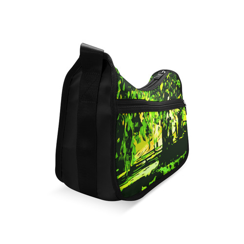 Forest Park Trees Abstract Landscape Crossbody Bags (Model 1616)