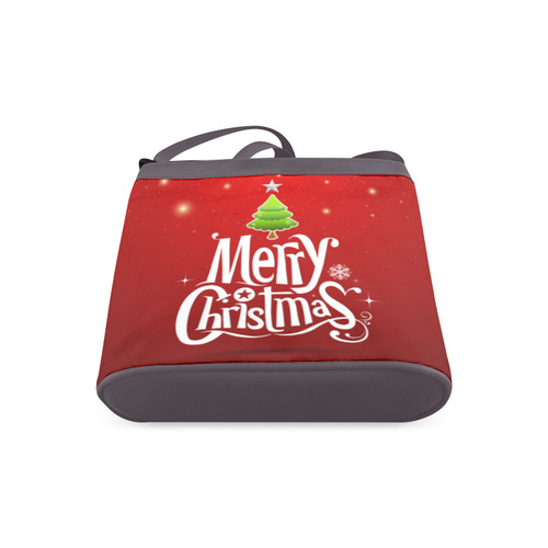 Merry Christmas Tree Star Snow Crossbody Bags (Model 1613)