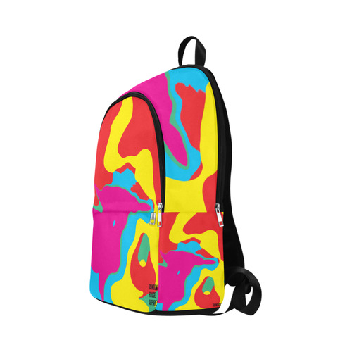 Full Color Swirl Backpack Fabric Backpack for Adult (Model 1659)