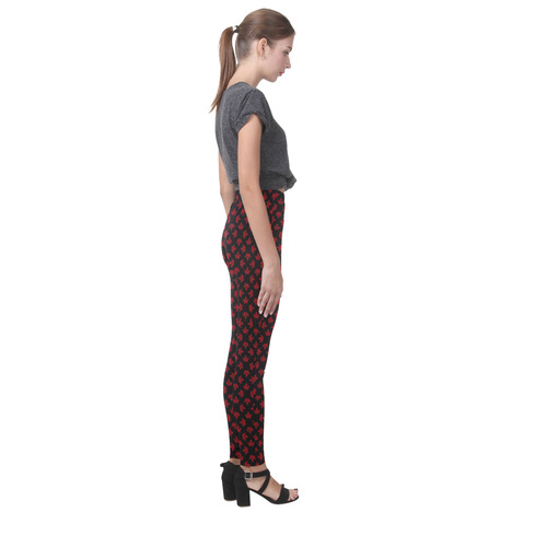 Cool Canada Leggings Black Canada Leggings Cassandra Women's Leggings (Model L01)