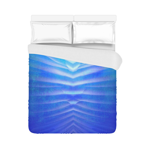 blue corner Duvet Cover 86"x70" ( All-over-print)