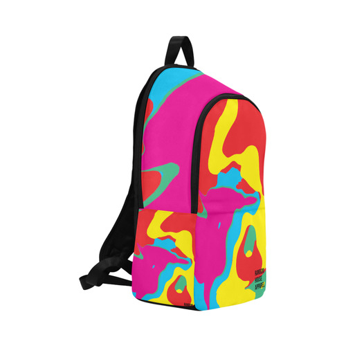 Full Color Swirl Backpack Fabric Backpack for Adult (Model 1659)