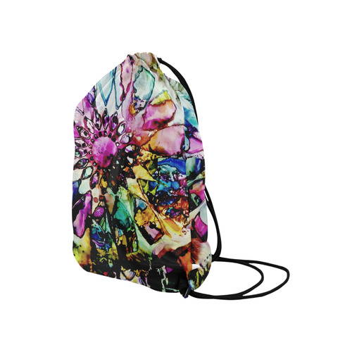 Jeweled Gym Bag Medium Drawstring Bag Model 1604 (Twin Sides) 13.8"(W) * 18.1"(H)